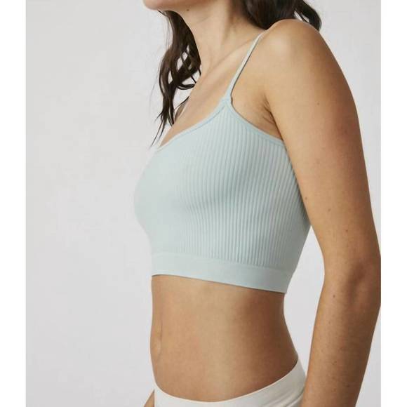 NEW FREE PEOPLE xyz recycled brami top in reflection - Picture 4 of 5